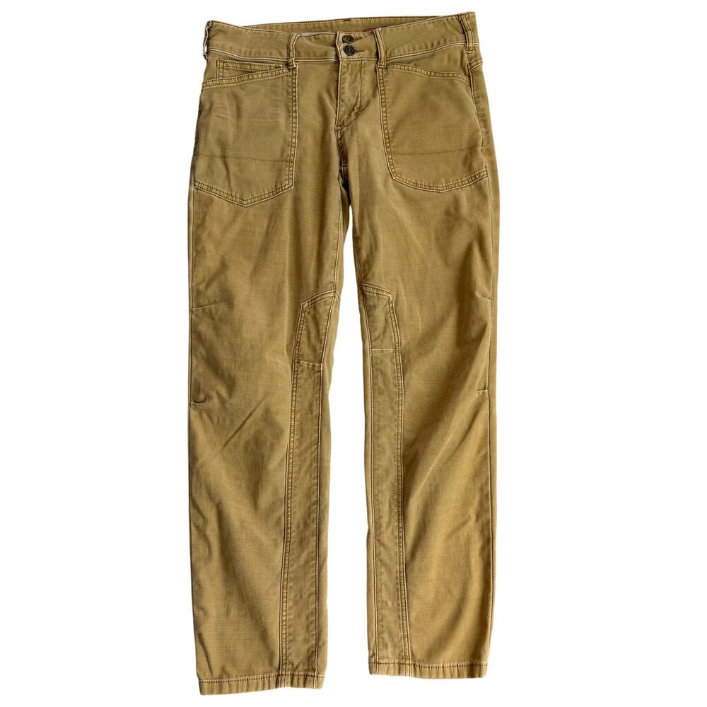 Pilcro Slim Utility Pants in Mustard